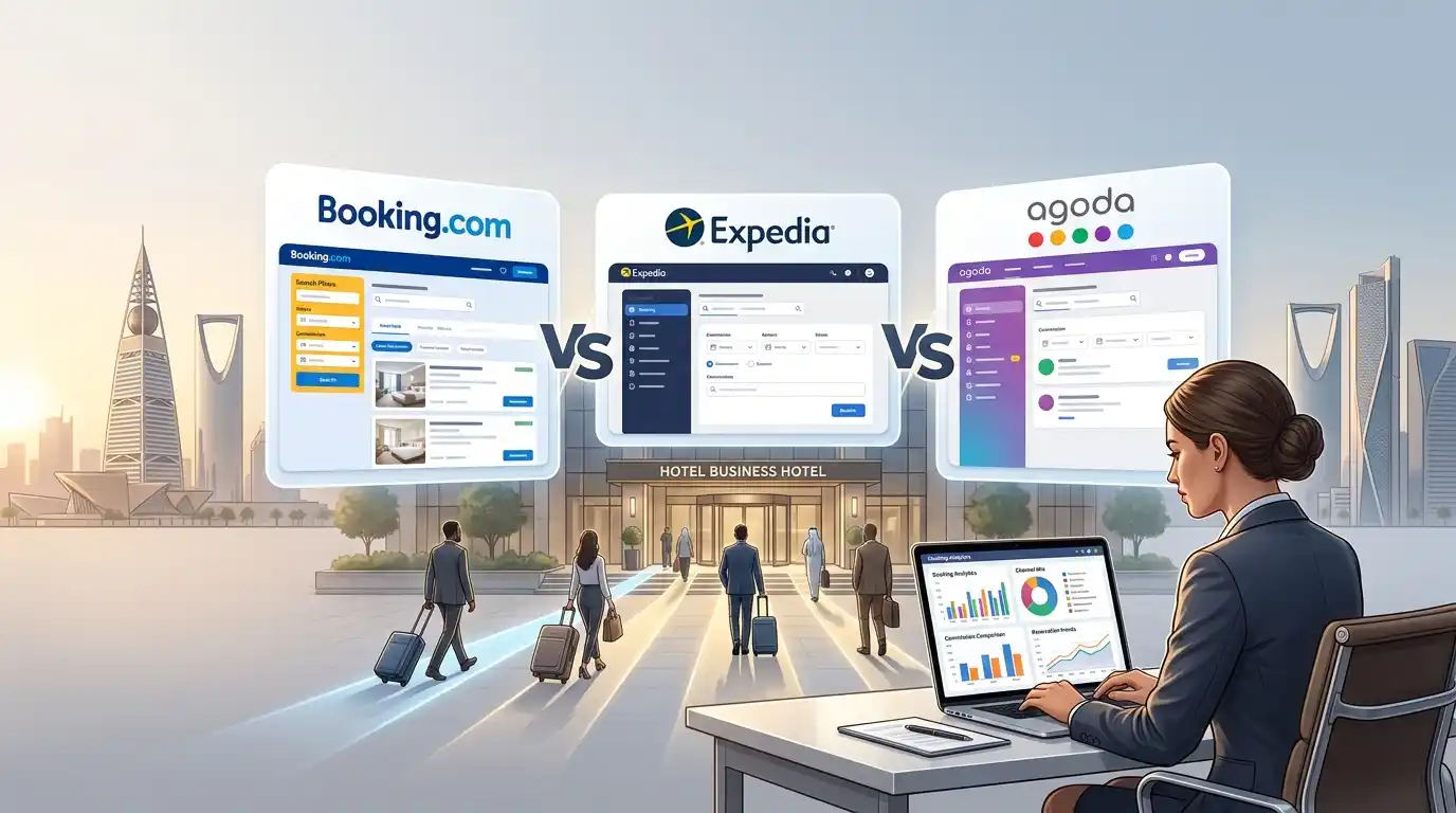 Booking vs Expedia vs Agoda: Which Platform is Best for Hotels in Saudi Arabia?